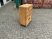 Vintage Bamboo Chest