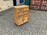Vintage Bamboo Chest