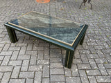 Mid-Century Marble and Metal Coffee Table