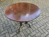 Antique English Mahogany Round Table