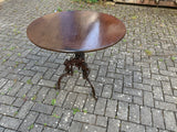 Antique English Mahogany Round Table