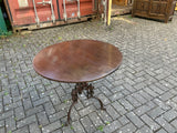 Antique English Mahogany Round Table