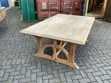 Antique English Gothic Revival Pitch Pine Centre Table