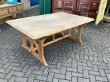 Antique English Gothic Revival Pitch Pine Centre Table