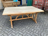 Antique English Gothic Revival Pitch Pine Centre Table