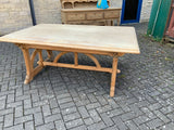 Antique English Gothic Revival Pitch Pine Centre Table