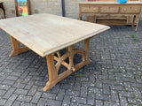 Antique English Gothic Revival Pitch Pine Centre Table