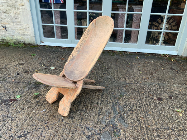 Antique African Hardwood Chair