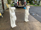 Vintage Carrara Marble Figures
