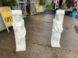 Vintage Carrara Marble Figures