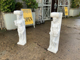 Vintage Carrara Marble Figures