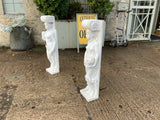 Vintage Carrara Marble Figures