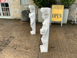 Vintage Carrara Marble Figures