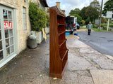 Antique English Mahogany Open Bookcase