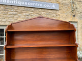 Antique English Mahogany Open Bookcase