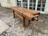 Antique 19th Century English Workbench