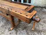 Antique 19th Century English Workbench