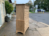 Antique English Oak Chest on Chest