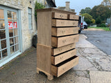 Antique English Oak Chest on Chest
