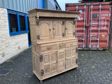 Antique English Oak Housekeeper Cupboard