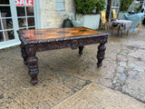 Antique English Oak Writing Table