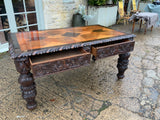 Antique English Oak Writing Table