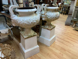 English Pair of Cast Iron Urns - Nineteenth Century