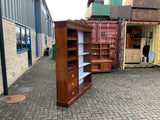 Antique English Mahogany Open Bookcase