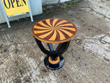 Mid Century Inlaid Round Table