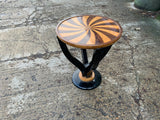 Mid Century Inlaid Round Table