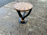 Mid Century Inlaid Round Table