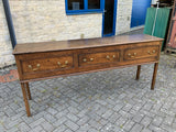 Antique English Oak Dresser Base