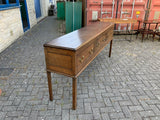 Antique English Oak Dresser Base