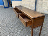 Antique English Oak Dresser Base