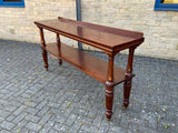 Antique English Mahogany Serving Table