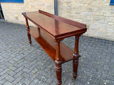 Antique English Mahogany Serving Table