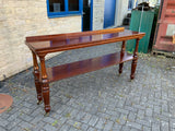 Antique English Mahogany Serving Table