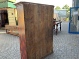 Antique Continental Polychrome Painted Cupboard