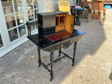 Antique English Ebonised Ladies Writing Desk