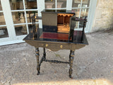 Antique English Ebonised Ladies Writing Desk