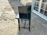 Antique English Ebonised Ladies Writing Desk