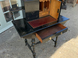 Antique English Ebonised Ladies Writing Desk