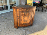 Antique Dutch Walnut Corner Cupboard