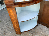 Antique Dutch Walnut Corner Cupboard