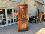 Antique Dutch Walnut Corner Cupboard