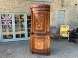Antique Dutch Walnut Corner Cupboard