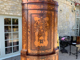 Antique Dutch Walnut Corner Cupboard