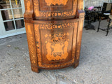 Antique Dutch Walnut Corner Cupboard