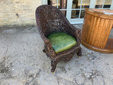 Antique Burmese Padouk Armchair