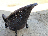 Antique Heavily Carved Burmese Armchair